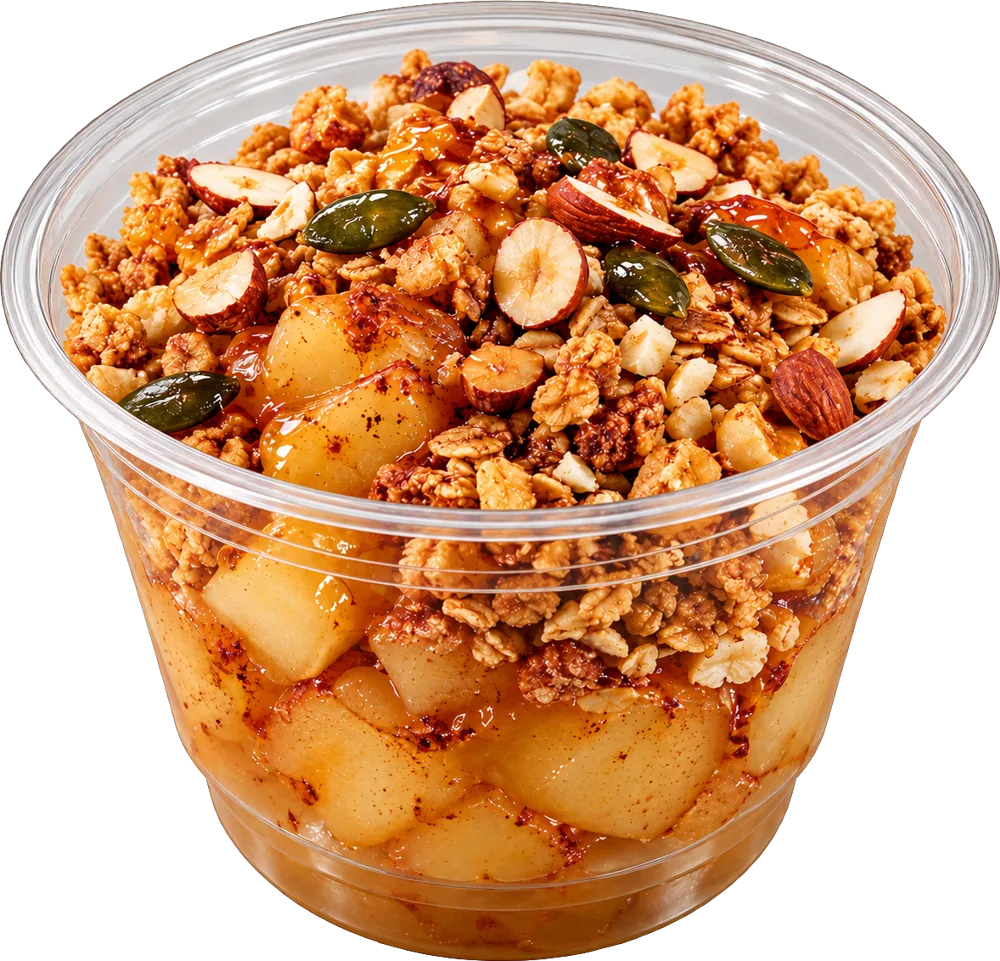Dessert Crumble aux pommes